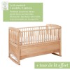 Lit bébé 100% hêtre massif - Futaine