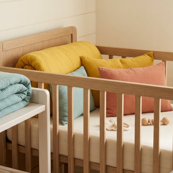 Taie oreiller Bébé Double Gaze de Coton