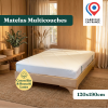 Matelas coton bio/latex, matelas écoresponsable, fabriqué en France, made in France
